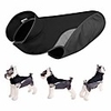 foreyy dog jacket with waterproof outer layer and warm fleece inner layer,  reflective dog pet winter coat vest apparel for small medium and large dogs (m,  navy blue)