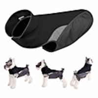 foreyy dog jacket with waterproof outer layer and warm fleece inner layer,  reflective dog pet winter coat vest apparel for small medium and large dogs (m,  navy blue)