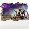 Fortnite Game Wall Stickers Plane Wall Stickers / Holiday Wall Stickers Decorative Wall Stickers PVC Home Decoration Wall Decal Wall Decoration 1pc