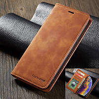 Forwenw Leather Case for iPhone 12 11 SE2020 Leather Case Flip Wallet Cover for iPhone 11 Pro Max Leather Case iPhone X/XS XR Xs Max 7/8 Plus Phone Bag with Card Case miniinthebox