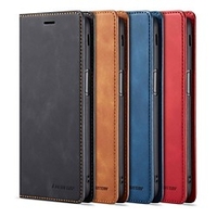 Forwenw Leather Case For Samsung Galaxy Galaxy J4 Plus/ Galaxy J6 Plus Magnetic / with Stand / Shockproof Full Body Cases Solid Colored Hard PU Leather for Galaxy J4 Plus(2018) / Galaxy J6 Plus(2018)