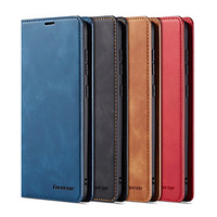 Forwenw Leather Case For Samsung Galaxy S22 S21 S20 Ultra Plus A71 A51 A90 A50 A40 Mobile Phone Flip Wallet Protective Case with Kickstand Card Slot Magnetic Closure Shockproof Cover miniinthebox