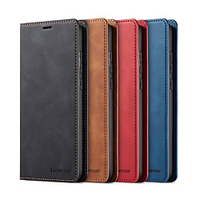 Forwenw Leather Case For Xiaomi Redmi Note 9s / Redmi Note 9 Pro / Redmi Note 9 Pro Max Leather Case Card Holder / Shockproof Full Body Cases Solid Colored PU Leather for Xiaomi miniinthebox