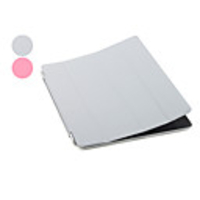Four-fold PU Leather Case with Sleep/Wake-up for iPad 2