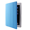 Four-fold PU Leather Sleep Smart Case for Ipad 2(blue)