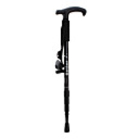 Four-folded Aluminum Hiking Stick (Assorted Colors)