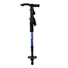 Four-folded Aluminum Hiking Stick with A Compass and Tripod Function (Assorted Colors)
