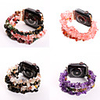 Four Rows Original stone Smartwatch Band for Apple Watch Series 6 SE 5 4 3 2 1 iwatch Strap