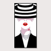 Frame Art Canvas Wall Art Pop Cartoon Fashion Characters Printing Abstract Wall Decoration Porch Corridor Black Picture Frame Ready To Hang