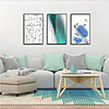 Framed Art Print Framed Set - Abstract Floral / Botanical PS Illustration Wall Art