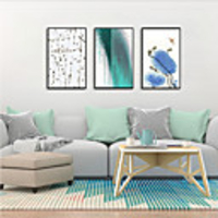 Framed Art Print Framed Set - Abstract Floral / Botanical PS Illustration Wall Art
