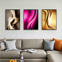 Framed Art Print Framed Set - Abstract Pop Art PS Illustration Wall Art
