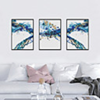 Framed Art Print Framed Set - Abstract PS Oil Painting Wall Art