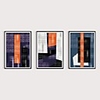 Framed Art Print Framed Set 3- Abstract Light Luxury Morandi PS Illustration Wall Art Ready To Hang