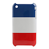 France Flag Hard Protection Back Case for Apple iPhone 3G/3GS