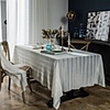 French Retro White Lace Tablecloth Household Rectangular Coffee Tablecloth
