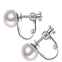 Freshwater Pearl Clip on Earring Pearl S925 Sterling Silver For Women