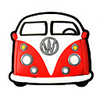 Fridge/Bookmark Magnet PVC Car