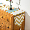 Fringed Table Runner American Color Striped Tablecloth Coffee Table Side Tablecloth
