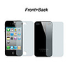 Front and Back Clear Screen Protector Full Body with Cleaning Cloth for iPhone 4/4S