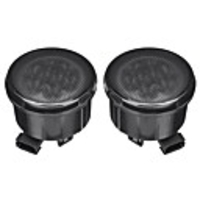 Front Grill Flood LED Turn Signal Lights Smoke Lens Amber For Jeep Wrangler 1987-2018
