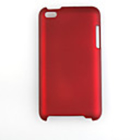 Frosted Back Case Cover for iPhone 4 Red