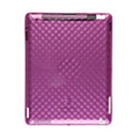 Frosted Silicon Case Cover for iPad2 Black