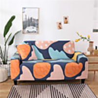 Fruit Print 1-Piece Sofa Cover Couch Cover Furniture Protector Soft Stretch Slipcover Spandex Jacquard Fabric Super Fit for 1~4 Cushion Couch and L Shape Sofa, Easy to Install(1 Free Cushion Cover)