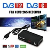 FTA DVB T2 HEVC 265 TV Receiver DVB-C Digital TV Tuner Decoder DVB-T2 Full HD H.265 DVBT2 Set-top Box Youtube IP TV Megogo USB