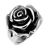full bloom single rose cast band ring stainless steel band ring r657 (10)
