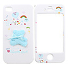 Full Body Case for iPhone 4/4S - Blue Lucky Bear