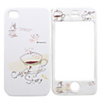 Full Body Case for iPhone 4/4S - Coffee Story