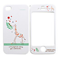 Full Body Case for iPhone 4/4S - Cute Giraffe