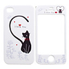 Full Body Case for iPhone 4/4S - Long Tail Cat