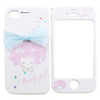Full Body Case for iPhone 4/4S - Lovely Girl with Blue Ribbon