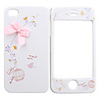 Full Body Case for iPhone 4/4S - Pink Ribbon Cutie Bird
