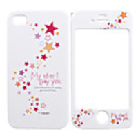 Full Body Case for iPhone 4/4S - Pink Stars