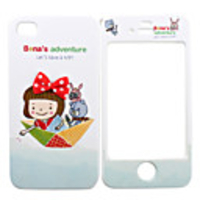 Full Body Case for iPhone 4/4S - Travelling Girl