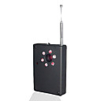 Full Range Eavesdropping Device and Hidden Camera Wireless Detector with Clock and LED Light