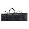 Full-Sized Flexible Silicone Rubber Computer Keyboard
