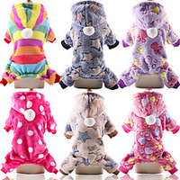 fundiscount pet clothes for dog cat,  puppy hoodies coat winter sweatshirt warm sweater dog outfits jumpsuit pajamas tracksuit sportswear doggie apparels clothes (hot pink, x-small) miniinthebox