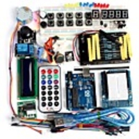 Funduino Advanced Starter Kit LCD Servo Motor Dot Matrix Breadboard LED Basic Element Pack Compatible for Arduino