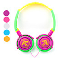 Funky Foldable Headphones (Assorted Colors)