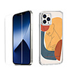 Funny Case For Apple iPhone 12 iPhone 11 iPhone 12 Pro Max Unique Design Protective Case with Screen Protector Shockproof Back Cover TPU