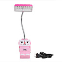 Funny Little Shape Clip-On Rechargeable Desk Lamp Purple