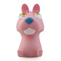 Funny Rolling Eyeballs Pop-out Silicone Stress Reliever Toy -Rabbit