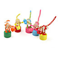 Funny Wooden Pushing Up Dinosaur(Random Color)
