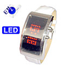Future Design - Red LED Watch with DIY Own Words Rolling Screen