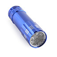 FX-709B 9 LED Mini Flashlight 3XAAA Blue