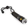 FX SK58 3W 1-mode Focus LED Flashlight 1XAA Black